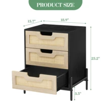 Nightstands - Black - View 6