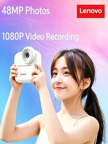 Lenovo Kamera Digital CCD, Kamera Point-and-Shot Definisi Tinggi 4K untuk Pelajar, Kamera Pemula untuk Anak Perempuan, Kamera Instan Cetak Warna, Hadiah Ulang Tahun DY35 - View 7