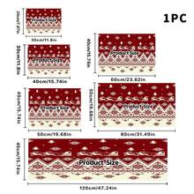 1pc Dish Drying Mat, Coffee Machine Mat, Christmas Reindeer Sleigh Pattern Dish Drying Mat, Kitchen Dish Drainer Mat, Protect Tabletop, Suitable For Home Kitchen, Christmas Holiday Atmosphere Decor Mat, Multi-Purpose Drying Mat, Home Gift, Tabletop Decoration - XYLSD-1154 - View 17
