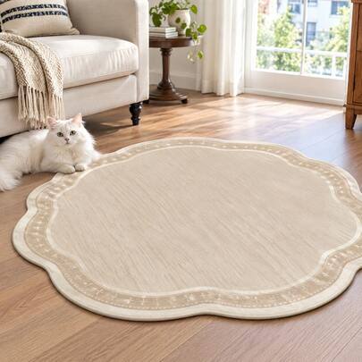 1pc, Hot-Selling New Style Suitable For Living Room, Bedroom, Study, Bedside, Nursery, Bay Window, Walk-In Closet, Vanity Table And Other Living Scenes, Autumn/Winter, Decorative Rug, Living Room Rug, Bedside Rug, Bedroom Rug