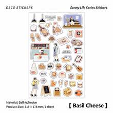 Sunny Life Series Self-Adhesive Flat Sheet Stickers INS Style Cartoon Daily Life Small Items Planner Stickers DIY Decorative Stickers - Multicolor - View 14