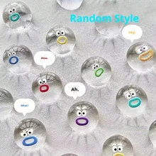 3/10/20pcs Mainan Squishy Transparan dengan Hidung Mini Lucu dan Lembut, Bola Penghilang Stres Kartun, Mainan Remas, Tekstur Lembut seperti Adonan, Untuk Anak Perempuan dan Anak-anak - MultiWarna - View 17