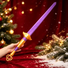 1 bộ kiếm đạo cụ cosplay bằng nhựa resin tháo rời được, bản mô phỏng tinh xảo, phù hợp cho trang phục anime idol nữ, nhẹ, bền, dễ lắp ráp, hoàn hảo cho biểu diễn sân khấu, chụp ảnh triển lãm, trang trí tiệc, quà sinh nhật cho fan, quà Giáng Sinh hoàn hảo - Nhiều màu - Xem 3