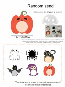 24set-Halloween Character Candy Dome Cards, Ghost Pumpkin Bat Black Cat Candy Packaging Cards, Trick Or Treat Party Supplies, Halloween Party Small Gifts, Halloween Candy Packaging, Halloween Trick Or Treat Gift Bags, Halloween Gifts, Halloween Paper Candy Holders, Halloween Snack Boxes, Candy Packaging Gift Bag Fillers Halloween Party Decorations - Multi-color 1 - View 3