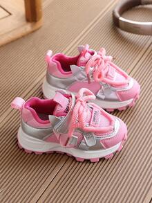 1 Pair Wear-Resistant Non-Slip Kindergarten Children's Sports Shoes - Pink - View 5