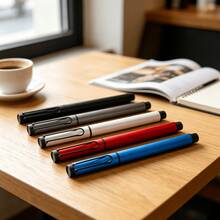 Multi-Color Metal Clickable Promotional Pens, Available In 7-Piece Or 14-Piece Sets. Metal Texture With Clickable Design, Smooth Writing And Refillable. Suitable For Daily Office And Study Notes, Practical Gifts For Business Events, And Ideal For Corporate Promotion - Multi-color - View 6