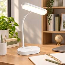 Rechargeable Wireless Desk Lamp With Battery - D-White - View 7