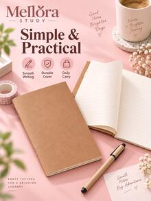 Refills, Standard Size 22*11cm, 80gsm Paper, 4 Kinds Of Page Styles, Portable Replacement Inserts For Travel Journal - Multiple Styles - View 4