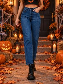 Women Jeans - Dark Wash - View 4