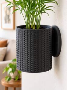Vaso de Parede Textura Cesta Kit Jardim Vertical Planta Suculenta Design Exclusivo Casa Decoração - 1PC - Visão 15