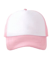 1pc Unisex Summer Breathable Mesh Baseball Cap, Solid Color Casual Versatile Baseball Cap, Personalized Trucker Hat - Multicolor - View 7