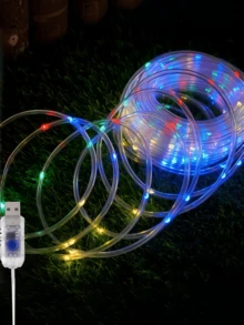 Tube Lights, 5-30m/10-300 LED String Lights, Outdoor IP65 Waterproof, Fairy Tube Lights, Suitable For Garden, Pool, Yard, Party, Wedding, Christmas, Camping, RV, Fence, Tree Decoration, Flexible Transparent Tube - M33-tube Light - View 4
