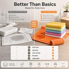6/12/24/40pcs Bulk Pack Soft Quick-Dry Face Towels, Hand & Face Washcloths, Women's Bathroom Shower Body Cleaning Cloths, Viscose Fiber Multi-Purpose Fingertip Towels (Multi-Color, 10 X 10 Inches) - Multicolor - View 11