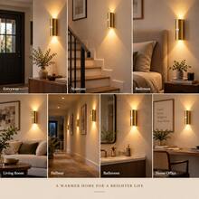 1/2 Buah Lampu Dinding Sensor Gerak LED Pintar, Lampu Malam Sensor Gerak Magnetik Dalam Ruangan, Lampu Natal, Bertenaga Baterai Isi Ulang, 3 Warna yang Dapat Diatur, Lampu Dinding Nirkabel, Cocok untuk Tangga, Kamar Tidur, Lorong, Kamar Mandi, Dekorasi Rumah - Kotak Berwarna-warni - View 6