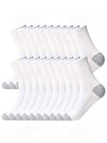 Men's Casual Socks, Suitable For Daily Wear - Black - View 2