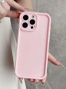 2件裝 粉色玫瑰極簡風個性化防震全包覆手機殼，適用於 Apple 18 17 16 15 14 13 12 11 Pro Max Air - 彩色 - 查看 4