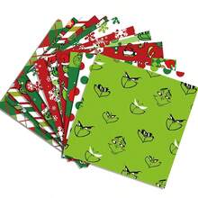 Funko Grinchmas Christmas Wrapping Paper Sheets, Festive Red Green White Design With Grinch Character Max Dog Snowflake, Xmas Gift Wrap - 24pcs - View 9