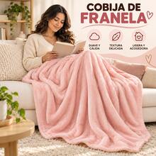 Solid Color Flannel Blanket 100% Polyester High Grammage High Density For Extra Comfort And Warmth - Baby Pink - View 5