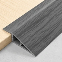 1PC 1M/39.37in PVC Floor Transition Strip Door Threshold Ramp Bendable Decorative Strip For Cabinet Table Shelf Desk Board - Multicolor - View 16