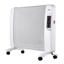 Avant ABRILA 2000W Mica Oil-Filled Radiator, 1 Element, White, 2 Power Settings, Tip-Over Protection, Wheels, Adjustable Thermostat, 54x79x27cm - EU F Type Plug(220-240V) - View 6