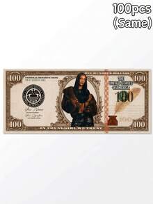 Custom Personalized $100 Prop Bills For Back-To-School Promotions, Money For Back-To-School Promotions, Fake Money/Print Your Face On The Bills, Vote For Me, Toy Money, Personalized Dollars, Bachelor Parties, Christmas Decorations, Prop Bills - Multicolor 4 - View 16