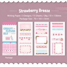 Buku Stiker Potong Naifuhua Seri Yu, Bahan Kolase Scrapbooking dengan Bingkai Dessert Stroberi, Cocok untuk Buku Catatan, Buku Harian, Jurnal, Musim Kembali ke Sekolah, Musim Pembukaan Sekolah - A - View 13