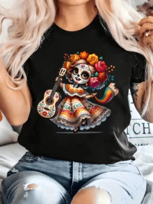 Women T-Shirts - Black - View 1