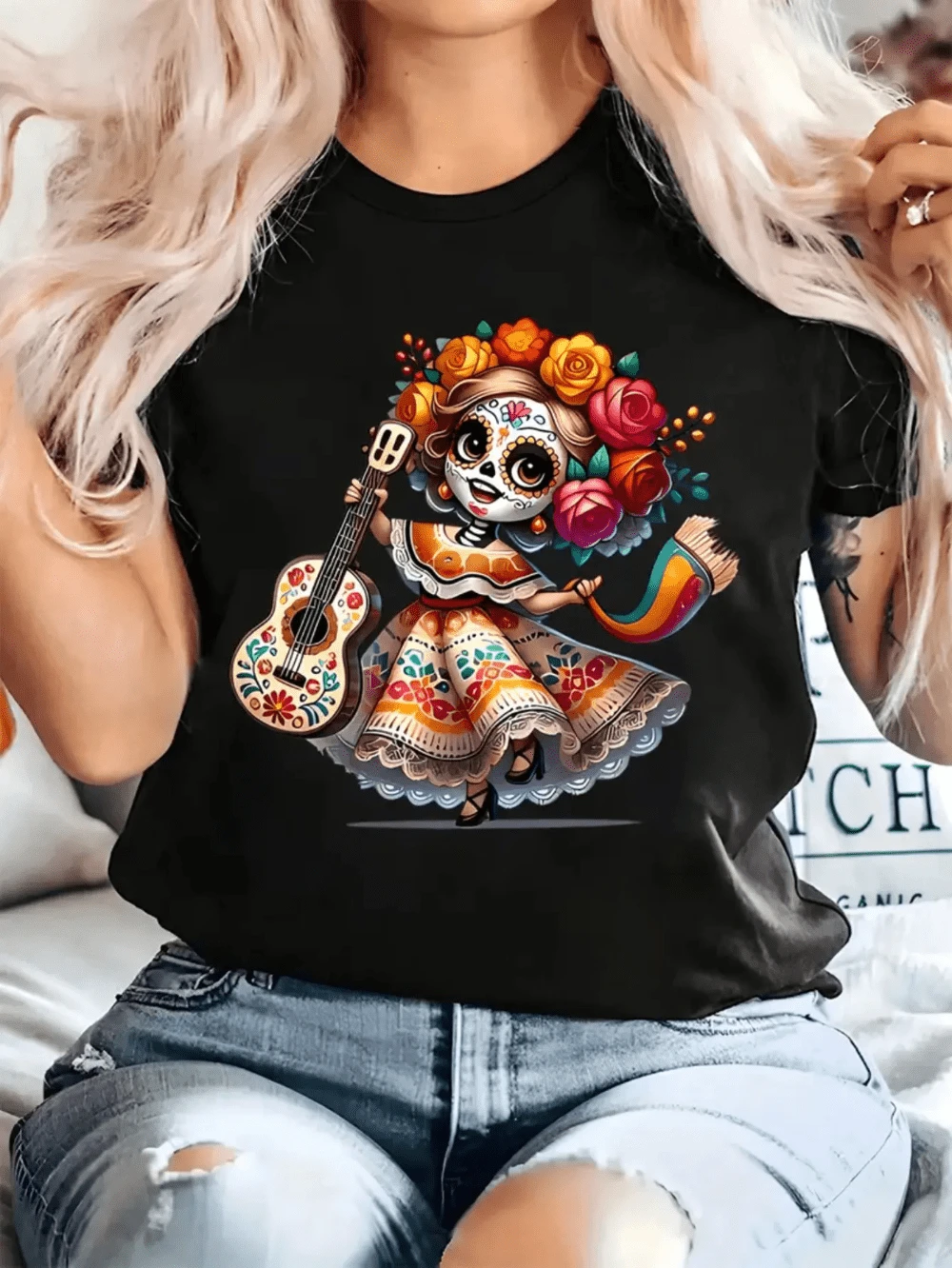 Women T-Shirts - Black - View 1