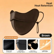 Unisex Thickened Winter Face Mask, Suitable For Outdoor Cycling, Sports, Golf And Other Occasions, Breathable And Windproof - Also Suitable For Women - Multicolor - View 7