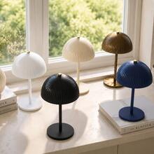LED Touch Control 3-Color Mushroom Lamp, USB Rechargeable, Touch Switch, Dimmable/3-Color Temperature, Home Decor Ambient Light, Compact Design - Portable & Easy To Place, Suitable For Bedroom/Living Room/Hallway/Bathroom/Dining Room, Ideal Holiday Gift - Desk Lamp - View 3