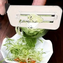 Alat Pemotong Kubis Stainless Steel, Pemotong Sayuran Manual, Alat Dapur, Cocok untuk Acar dan Salad - Aman untuk Mesin Cuci Piring - Ideal untuk Restoran dan Dapur Rumah, Hadiah Luar Biasa untuk Halloween dan Natal - MultiWarna - View 2