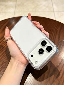 透明防震手機殼，相容 iPhone 18 Pro Max/18 Pro/17 Pro Max/17 Pro/17 Air/17/16 Pro Max/16/15 Pro Max/15/14/13/12/11，透明 TPU 背板軟 TPU 緩衝保護殼，全方位相機保護 - 透明6 - 查看 3