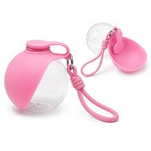1pc 2-In-1 Portable Hanging Pet Water Cup With Foldable Bowl, Round Cup Body, Leak-Proof Design, Includes Lanyard And Hook, Convenient For Outdoor Use - Multicolor - View 12