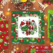 Funko Grinchmas Christmas Wrapping Paper Sheets, Festive Red Green White Design With Grinch Character Max Dog Snowflake, Xmas Gift Wrap - 24pcs - View 8