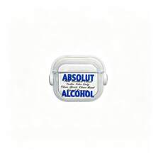 1pc Alcohol Bottle Creative Minimalist Fun European & American Style Unisex Rotating Bracket Earbud Case With Lid, Transparent White Frame, Compatible With AirPods 2/3/4/5/Pro/Pro2/Pro3/Earphone Protective Cover[Protective Case Only, Earbuds Not Included] - Multicolor - View 6