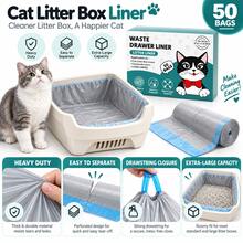 Professional Cat Litter Box Liner Cleaning Bags, Suitable For Multiple Cat Litter Boxes, Self-Cleaning Litter Box.Disposable Pet Waste Cleaning - View 3