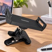 Artist Easel Tablet Stand And Phone Holder, Compatible With IPhone, 10.16 - 27.94cm Tablets, Clip-On Mounting Bracket For Office, Studio Drawing Board, Artist Tablet/Easel, Clip-On - Cabinet - View 1