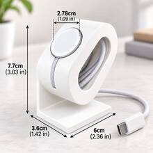 1pc Multi-Function Watch Stand, Minimalist Universal Smart Watch Charging Stand, Suitable For Apple Watch, Desktop Decor Practical Item, Gift Choice For Students And Office Workers - Multicolor - View 6