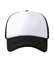 1pc Unisex Summer Breathable Mesh Baseball Cap, Solid Color Casual Versatile Baseball Cap, Personalized Trucker Hat - Multicolor - View 11