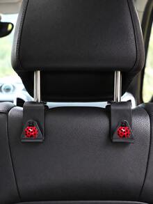 2pcs Resin Beetle Decorative Car Seat Hooks Hidden Backrest Hooks Multi-Functional Creative Small Hooks - A - View 5