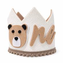 1st Birthday Hat, Adjustable 1st Birthday Crown, Jungle Theme Birthday Hat, Cute Animal Birthday Hat, Theme Party Gift, Suitable For Boys And Girls - Multicolor - View 10