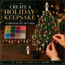 DIY Beaded Christmas Tree Set, 3D Crystal Beads Holiday Craft Kit, Suitable For Adult Craft Enthusiasts, DIY Home Decor, Mini Desktop Christmas Tree, Christmas Tree Making Kit, Desktop Decoration, Christmas Gift, Handmade Crafts (Light Not Included) - A - View 8
