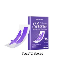 Feimuko Parches blanqueadores de dientes, limpieza profunda, blanqueo, aclarado, pulido, protección de la superficie dental, hidratación, portátil, para necesidades diarias de cuidado bucal - Tiras blanqueadoras para dientes - Ver 11