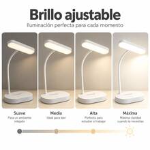 Rechargeable Wireless Desk Lamp With Battery - D-White - View 4