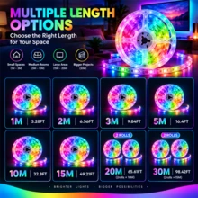 24-Key RGB LED Light Strip, Remote Control, Color Changing Dimming USB Light Bar, Suitable For Bedroom Living Room Home Decor TV Backlight - 24key RGB Strip - View 6