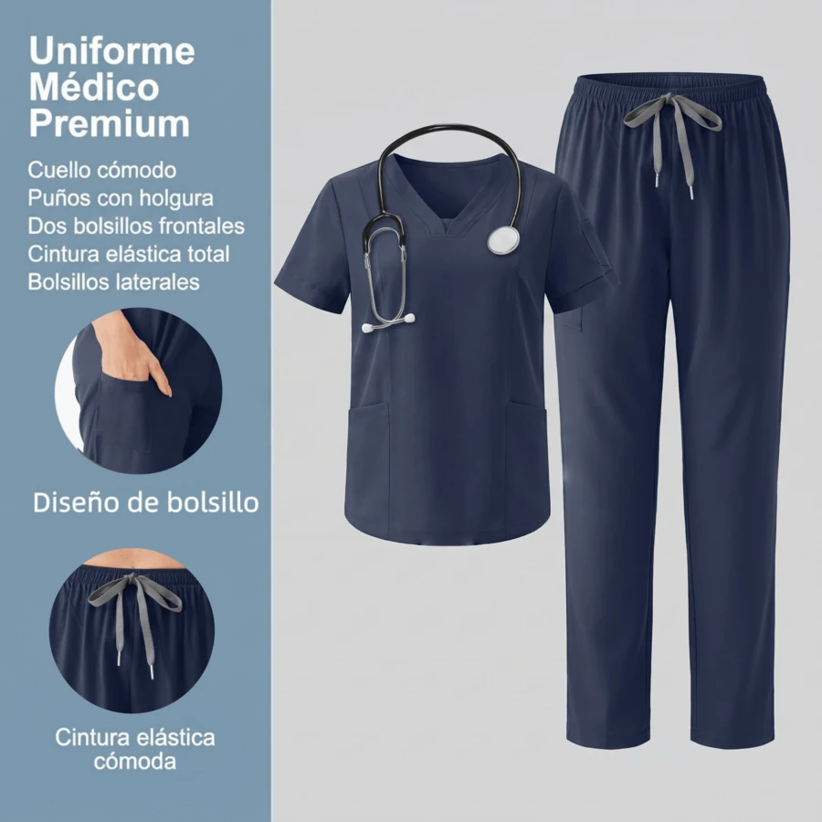 Scrub Sets - Blue - View 1