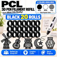 PCL 3D Printing Pen Filament Consumables, Suitable For Low-Temperature Printing, 1.75mm Diameter, Not Easy To Clog The Nozzle, Made Of Corn Starch, Low-Temperature Compare To PLA - View 14