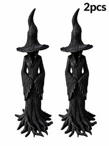 Halloween Witch Statue Resin Witch Sculpture, Suitable For Garden, Home, Party Use. No Electricity Required, Easy To Clean. Halloween Decoration, Haunted House Gift Prop, Ornament - Witch Statue - View 9