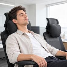 1pc Travel Home-Friendly Soft Neck Pillow, Provides Support And Comfort, Ergonomic Shape Suitable For Driving, Home And Office Chair Use. Lightweight, Washable And Compact. - A - View 3