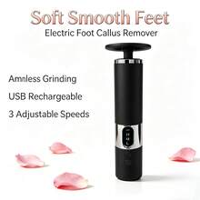 1200mAh Professional Electric Foot Exfoliator, Type-C Interface And LCD Display, Equipped With 20 Adjustable Sandpaper Grinding Discs, One-Touch Easy Operation, Suitable For Beginners, Unisex Foot Care Tool - View 4